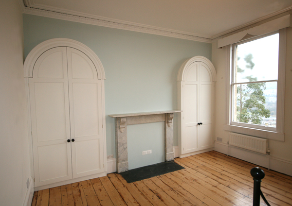 Bespoke Arched Wardrobes. Enlargement 1 ( Two pictures Total = 1.2 MB)