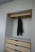 Pull out Hanger Drawer, Click for Enlargements, 2 pictures, 0.8 mb each