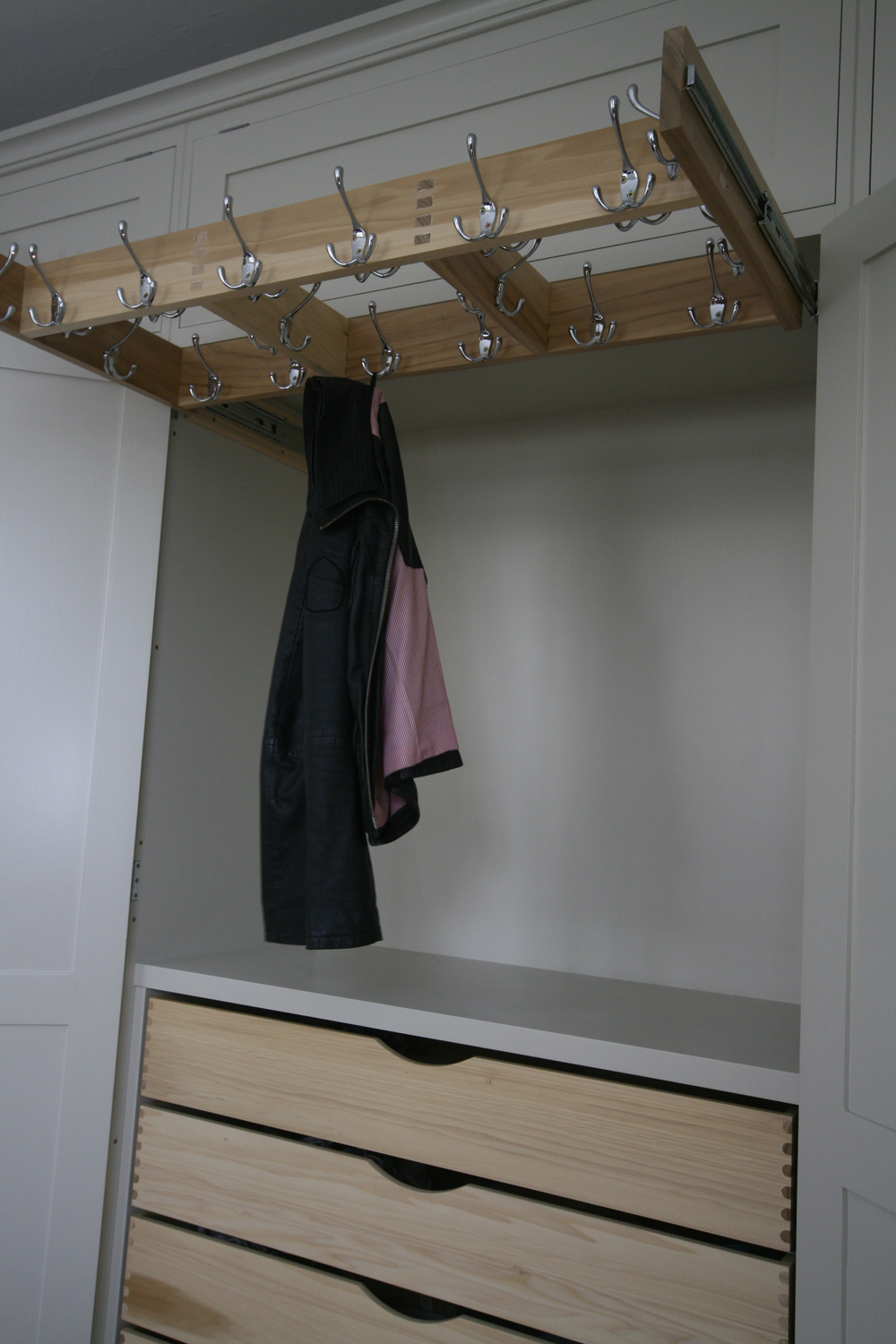 Back to Bespoke Wardrobes with pull out Hanger Drawers main page