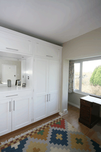 Full length Mirror on back of wardrobe door, Click for Enlargements, 3 pictures (0.9 mb each.)