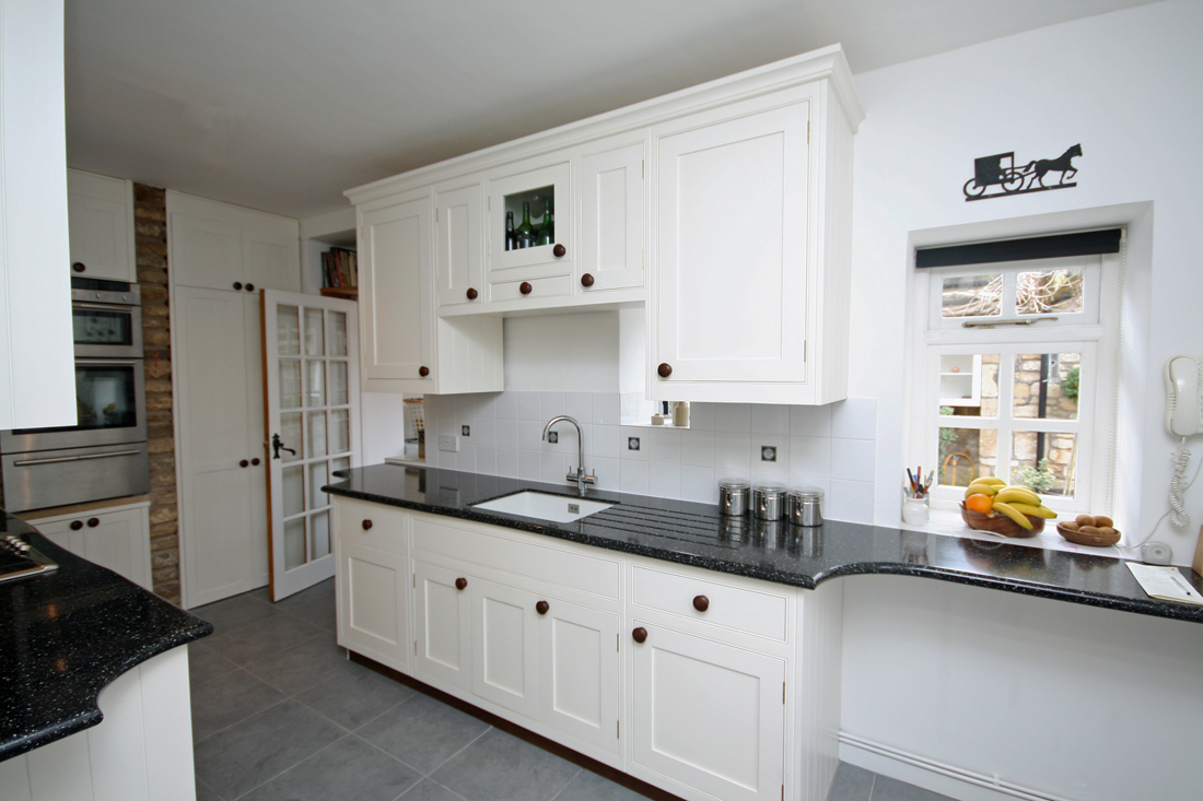 Back to Bespoke Galley Kitchen with 'Volcanics' Acrylic-Stone Worktop main page