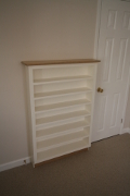 CD Shelves Cabinet in Bespoke Dresser style Bookshelves housing Stereo System with Cupboards for LP's room, Yeovil, Click for Enlargement 2 (0.6 MB)