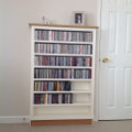 CD Shelves Cabinet in Bespoke Dresser style Bookshelves housing Stereo System with Cupboards for LP's room, Yeovil, Click for Enlargement 3 (0.6 MB)