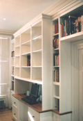 Painted Bespoke Home Office with Oak Desk, Enlargement 6 (0.9 mb).
