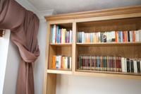 Cornice Detail, Office / Study, American Oak, American Black Walnut beading, Bookshelves. Enlargement 6 (0.5 mb)