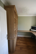 Bespoke Office in Oak with Surrounding Desk. Enlargement 5 (0.9 mb)